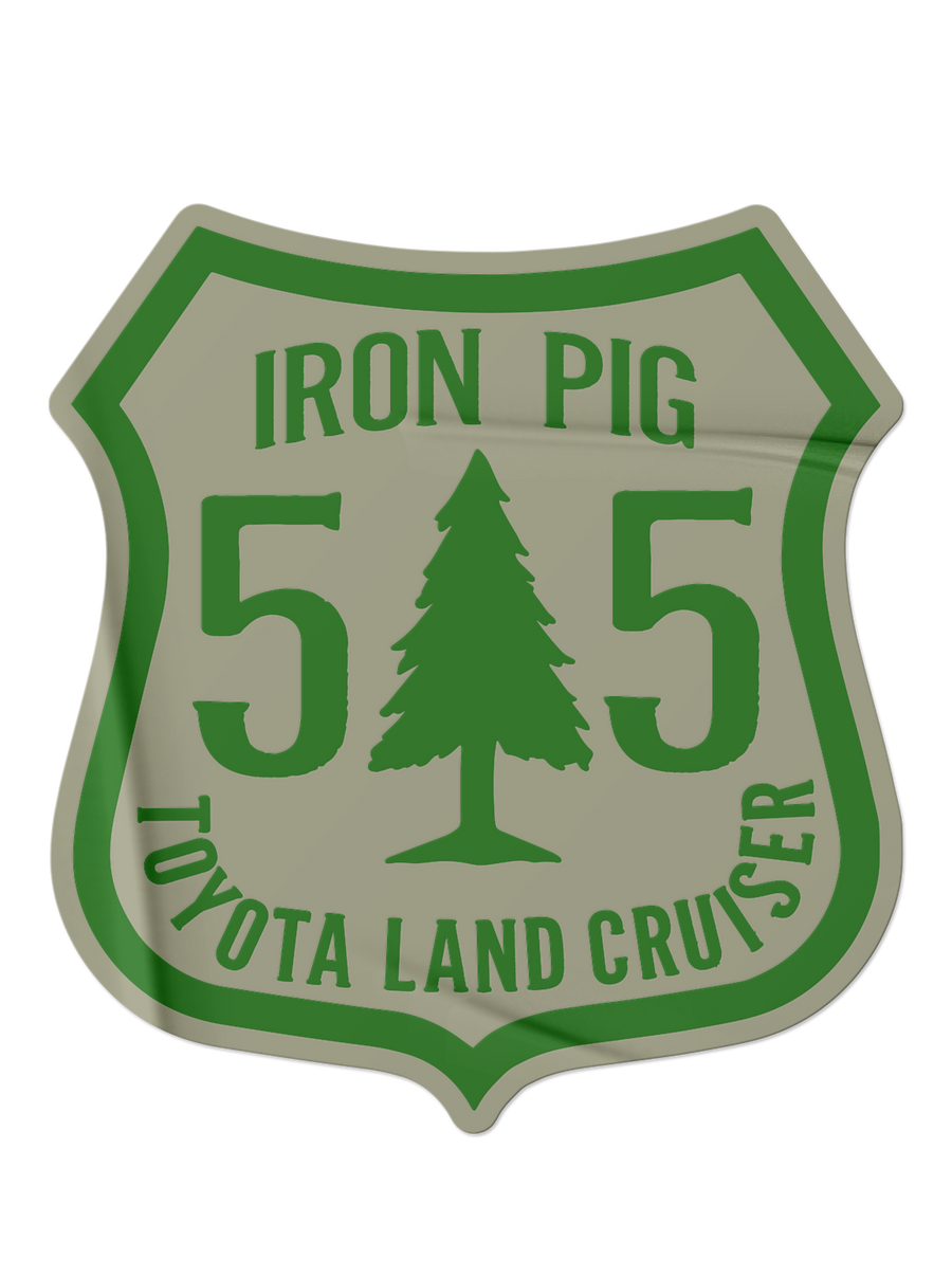 Iron Pig Forest Service Decal