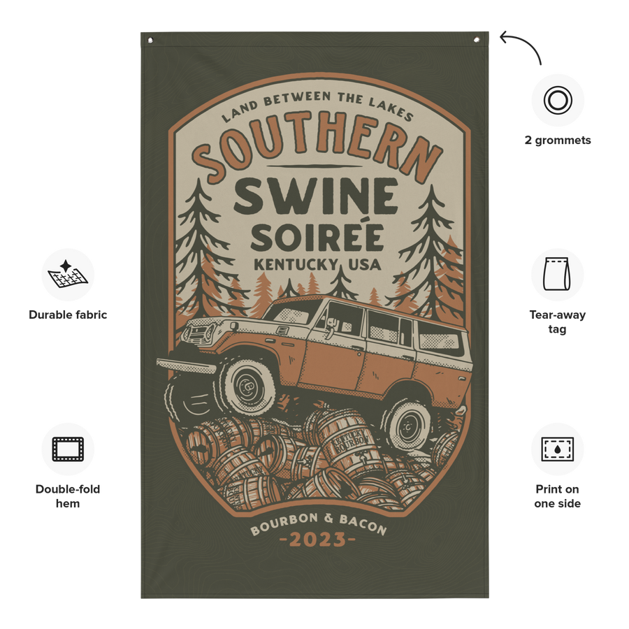 Southern Swine Soiree '23 Garage Banner