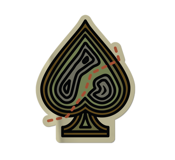 Topo Spade Decal