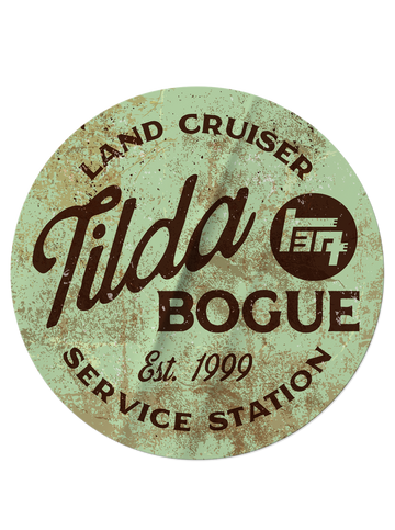 Tilda Bogue Service Station Decal